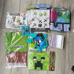 Minecraft birthday decorations
